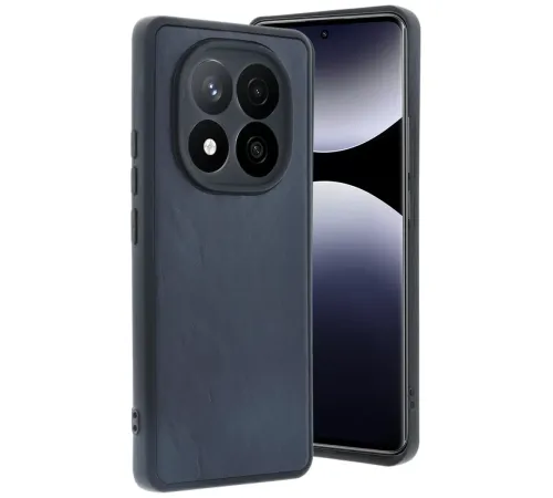 Xiaomi Redmi Note 14 Pro 5G Kılıf Aras Deri Kapak - Lacivert