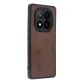 Xiaomi Redmi Note 14 Pro 5G Kılıf Aras Deri Kapak - Taba