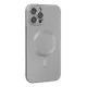 Apple iPhone 12 Pro Max Kılıf Moshi Lens Magneticsafe Silikon - Gümüş