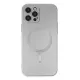 Apple iPhone 12 Pro Max Kılıf Moshi Lens Magneticsafe Silikon - Gümüş
