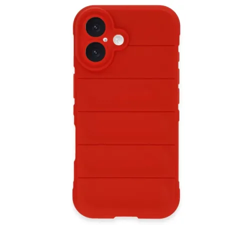 Apple iPhone 16 Kılıf Optimum Silikon - Kırmızı