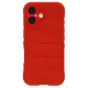Apple iPhone 16 Kılıf Optimum Silikon - Kırmızı