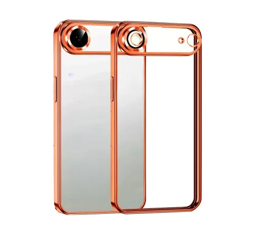 Apple iPhone 17 Air Lensli Silikon - Turuncu