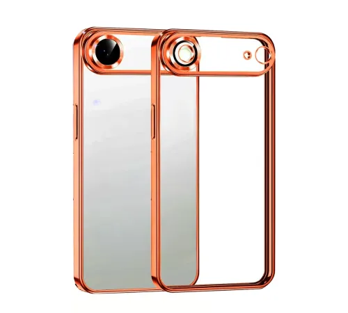 Apple iPhone 17 Air Lensli Silikon - Turuncu