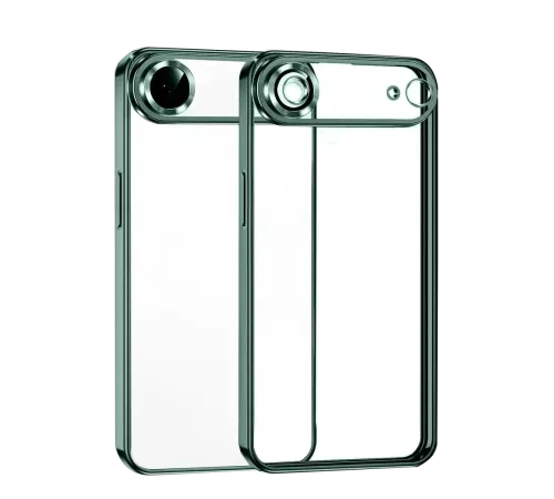 Apple iPhone 17 Air Lensli Silikon - Yeşil
