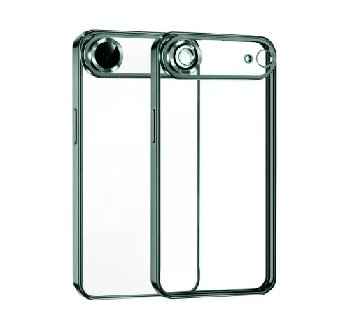 Apple iPhone 17 Air Lensli Silikon - Yeşil