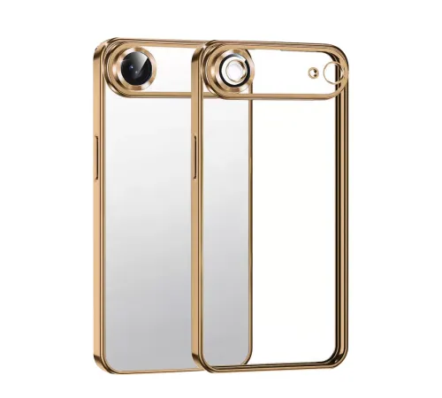 Apple iPhone 17 Air Lensli Silikon - Çöl Titanyum