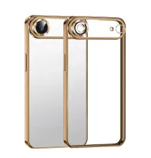 Apple iPhone 17 Air Lensli Silikon - Çöl Titanyum