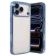 Apple iPhone 17 Pro Max Lensli Silikon - Açık Mavi