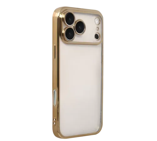 Apple iPhone 17 Pro Max Lensli Silikon - Gold