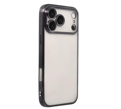 Apple iPhone 17 Pro Max Lensli Silikon - Siyah