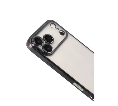 Apple iPhone 17 Pro Max Lensli Silikon - Siyah