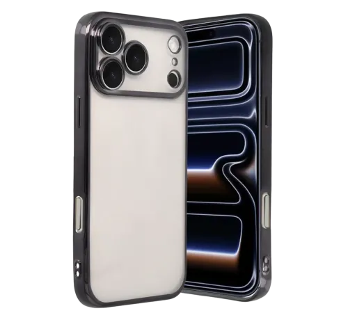 Apple iPhone 17 Pro Max Lensli Silikon - Siyah
