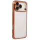 Apple iPhone 17 Pro Max Lensli Silikon - Turuncu