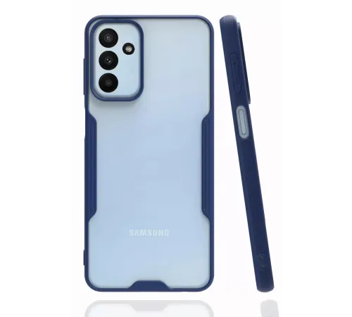 Samsung Galaxy M23 Kılıf Platin Silikon - Lacivert