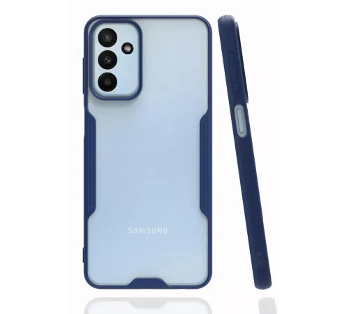 Samsung Galaxy M23 Kılıf Platin Silikon - Lacivert