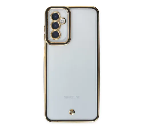 Samsung Galaxy M23 Kılıf Liva Lens Silikon - Siyah
