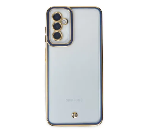 Samsung Galaxy M23 Kılıf Liva Lens Silikon - Mavi