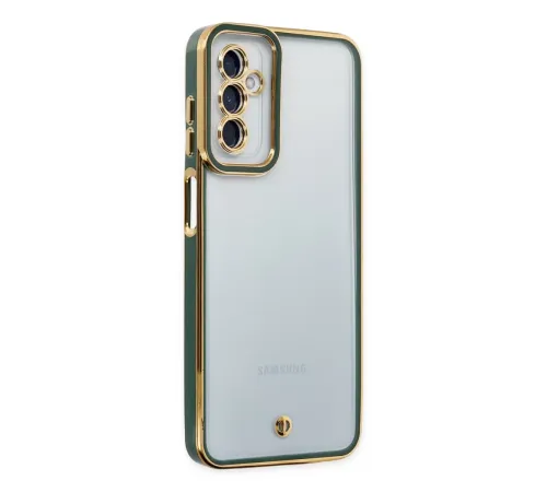 Samsung Galaxy M23 Kılıf Liva Lens Silikon - Yeşil