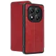 Xiaomi Redmi Note 14 Pro 5G Kılıf Flip Cover - Kırmızı