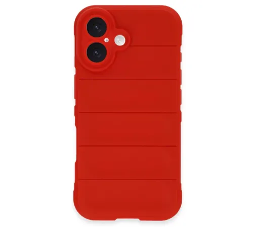 Apple iPhone 16 Plus Kılıf Optimum Silikon - Kırmızı