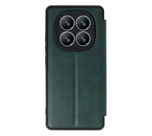 Xiaomi Redmi Note 14 Pro 5G Kılıf Flip Cover - Koyu Yeşil