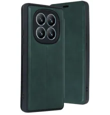 Xiaomi Redmi Note 14 Pro 5G Kılıf Flip Cover - Koyu Yeşil