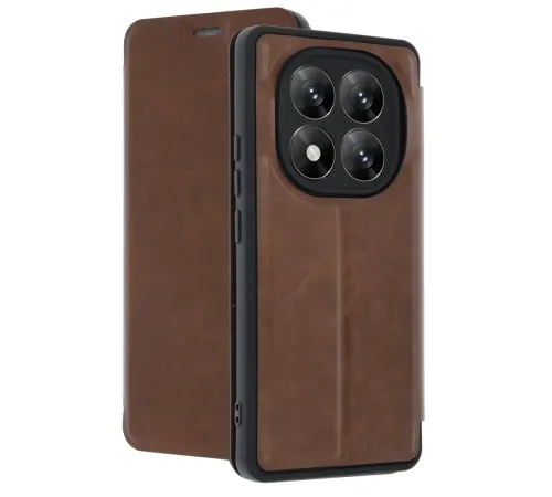 Xiaomi Redmi Note 14 Pro 5G Kılıf Flip Cover - Taba