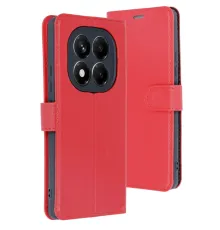 Xiaomi Redmi Note 14 Pro 5G Kılıf Trend S Plus Kapaklı Kılıf - Kırmızı