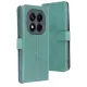 Xiaomi Redmi Note 14 Pro 5G Kılıf Trend S Plus Kapaklı Kılıf - Yeşil
