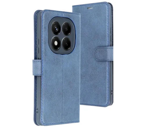 Xiaomi Redmi Note 14 Pro 5G Kılıf Trend S Plus Kapaklı Kılıf - Lacivert