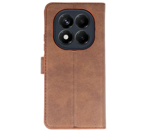 Xiaomi Redmi Note 14 Pro 5G Kılıf Trend S Plus Kapaklı Kılıf - Taba