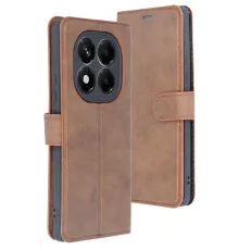 Xiaomi Redmi Note 14 Pro 5G Kılıf Trend S Plus Kapaklı Kılıf - Taba