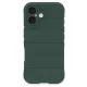 Apple iPhone 16 Plus Kılıf Optimum Silikon - Koyu Yeşil
