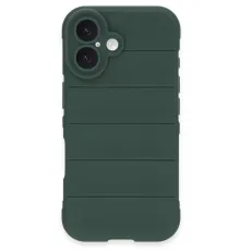 Apple iPhone 16 Plus Kılıf Optimum Silikon - Koyu Yeşil