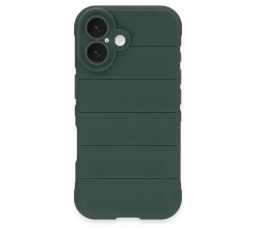 Apple iPhone 16 Plus Kılıf Optimum Silikon - Koyu Yeşil