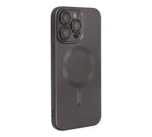 Apple iPhone 13 Pro Kılıf Moshi Lens Magneticsafe Silikon - Füme