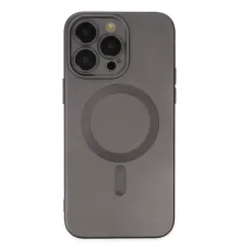 Apple iPhone 13 Pro Kılıf Moshi Lens Magneticsafe Silikon - Füme