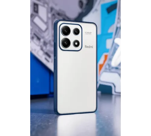 Xiaomi Poco X6 Pro Kılıf Lensli Silikon - Açık Mavi