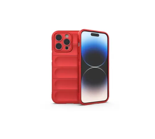 Apple iPhone 16 Pro Kılıf Optimum Silikon - Kırmızı