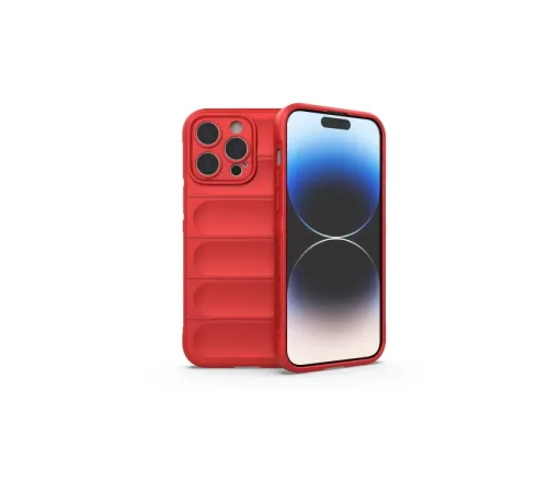Apple iPhone 16 Pro Kılıf Optimum Silikon - Kırmızı