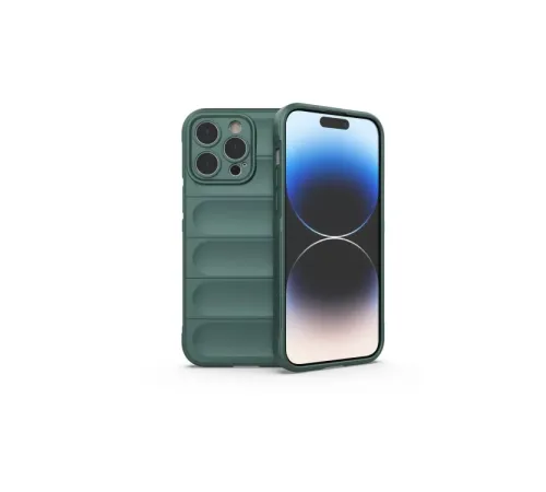Apple iPhone 16 Pro Kılıf Optimum Silikon - Koyu Yeşil