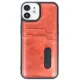 Apple iPhone 11 Kılıf Sara Kartvizitli Deri Kılıf - Taba
