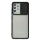 Samsung Galaxy A72 Kılıf Palm Buzlu Kamera Sürgülü Silikon - Siyah
