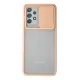 Samsung Galaxy A72 Kılıf Palm Buzlu Kamera Sürgülü Silikon - Pembe