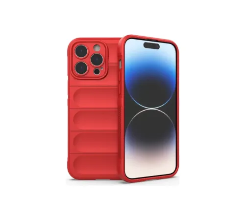Apple iPhone 16 Pro Max Kılıf Optimum Silikon - Kırmızı