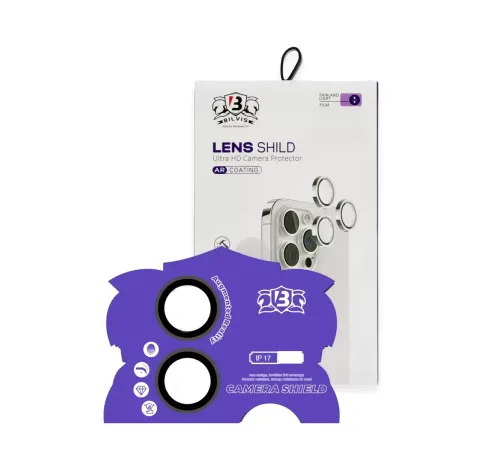 Apple iPhone 17 Bilvis Titan Kamera Lens - Siyah