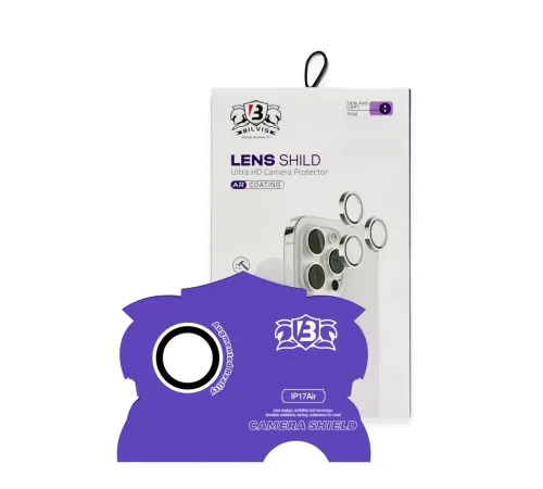 Apple iPhone 17 Air Bilvis Titan Kamera Lens - Gümüş