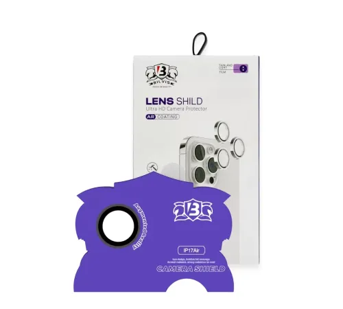 Apple iPhone 17 Air Bilvis Titan Kamera Lens - Siyah