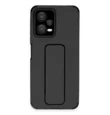 Xiaomi Poco X5 5G Kılıf Mega Standlı Silikon - Siyah